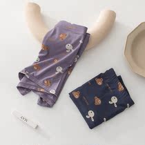 Total Cotton Age Mens Underwear Mens Briefs Pants Cartoon Printed Trend Breathable Loose Four Corner Pants Shorts New