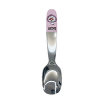 304 stainless steel childrens spoon cartoon cute spoon baby eating spoon little yellow duck student household wide spoon 03