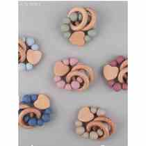 3pcs Baby Nursing Bracelets Teether Toys Silicone Beads