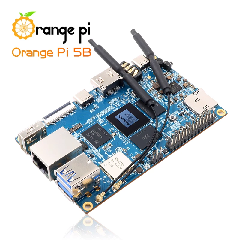Orange Pi 5B Rockchip RK3588S восьмиядерный 64-битный процессор, различные версии памяти, опционально Orange Pi