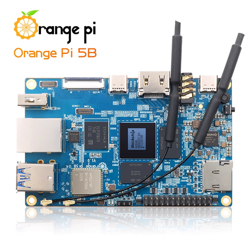 Orange Pi 5B Rockchip RK3588S восьмиядерный 64-битный процессор, различные версии памяти, опционально Orange Pi