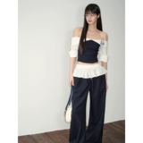 Soote Season Оригинальные спортивные динамичные штаны, открытые плечи