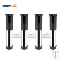 Cross-border spot 316 stainless steel four-hole bucket fishing rod holder bracket fishing rod barrel motorboat fishing box accessories