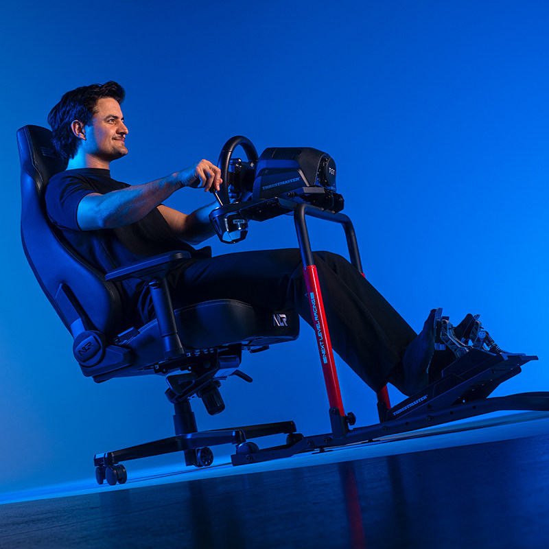 Nlr Is Compatible with Moza, Thrustmaster, Logitech Direct Drive Racing Simulators, Foldable Racing Game Steering Wheel Stand Seat Wheelstandlite2.0