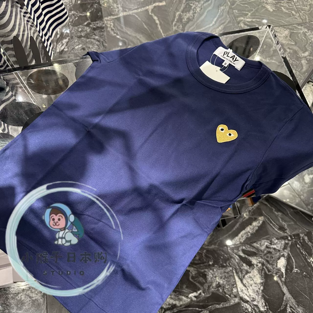 Покупка Little Monkey Japan японская покупка CDG Kawako Paiping Play, футболки с короткими рукавами для мужчин и женщин Jinxin