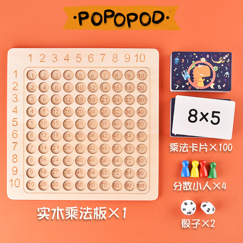 Children's hundred number board magnetic mathematics addition, subtraction, multiplication and division training teaching aids kindergarten 1 to 100 digital early education toys