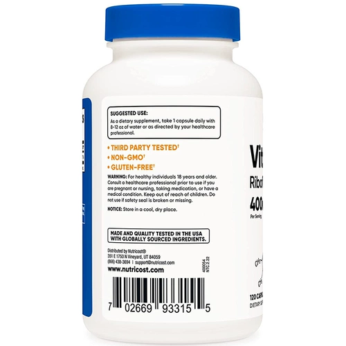 Американский витамин B2 Большое содержание 400 мг нуклеотия газеты витамин B2 рибофлавин