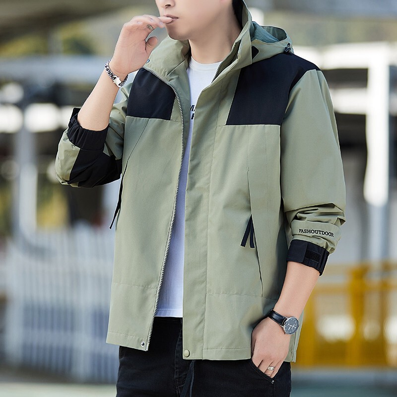 Jackets for Men and Women 2026 New Autumn and Winter Trendy Versatile Loose-Fitting Windbreaker Men's Casual Detachable Hooded Coat