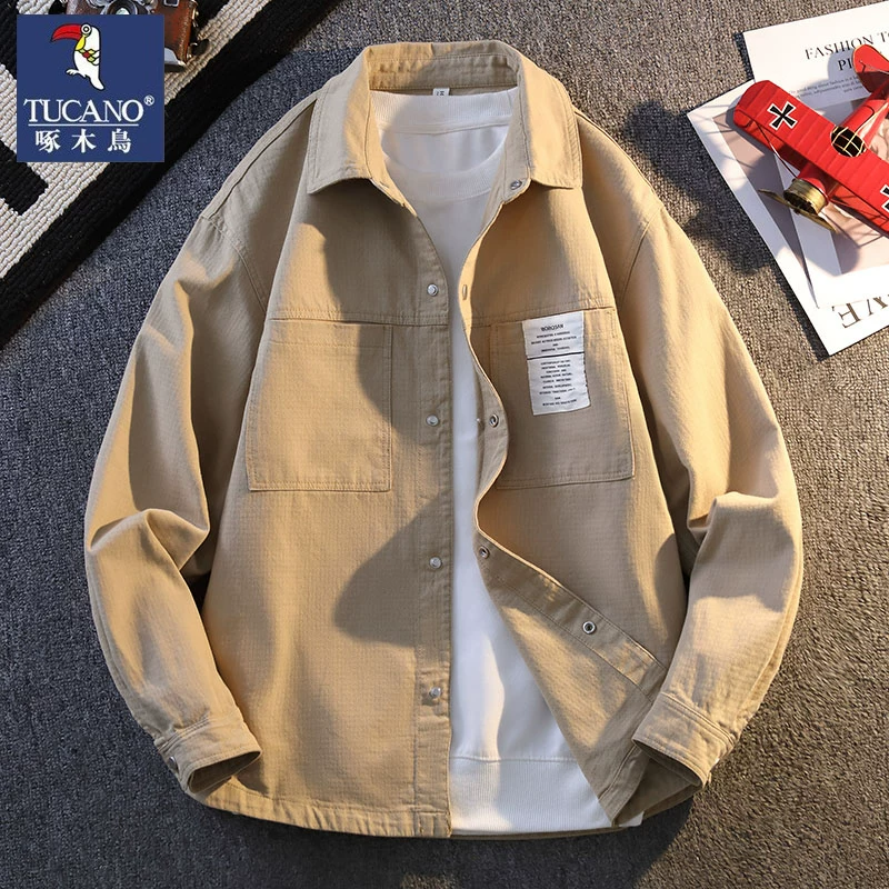 Autumn shirt, jacket, oversize