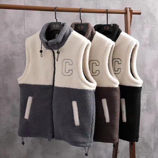 Autumn and Winter Vest for Boys, Fleece Sleeveless Polar Fleece Vest, Outdoor Sports Fleece Jacket, Vest, Waistcoat, Jacket for Men