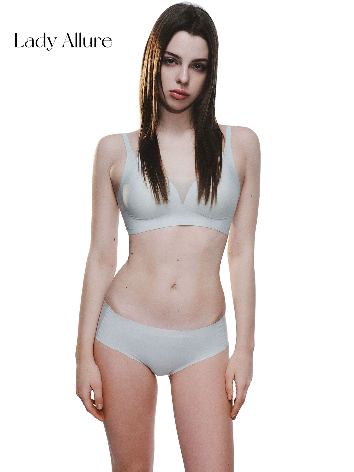 Comfortable supporting universal wireless bra, underwear, set, simple and elegant design