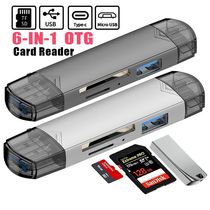 OTG Type C SD TF Card Reader 6 in 1 USB 3 0 Micro USB Flash
