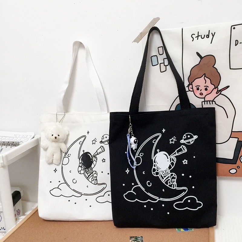 Sundries small bag canvas bag female Sen Department wild student class shoulder bag 2022 new large-capacity handbag