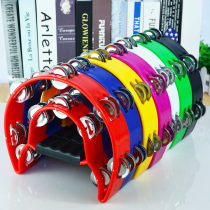 Ktv rattle handbell musical instrument tambourine kindergarten teacher uses professional childrens dancing bell hand ring bar music