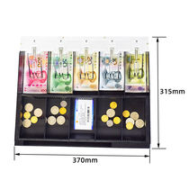 Money box cashier for business commercial household cash register change with lock simple storage box coin box stall