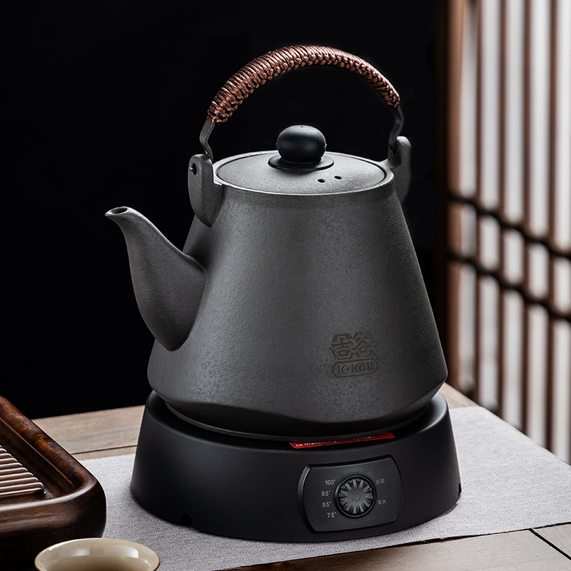 Geiku kettle Automatic power off-frequency conversion frequency insulation one-body electric kettle Volcanic rock small anti-dry burning kettle