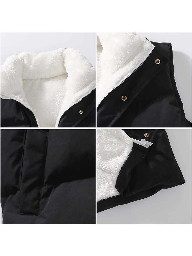 NASA CO-BRANDED DOWN COTTON VEST MENS THERMAL VEST WEARS THE 2024 NEW TRENDY BRAND SHOULDER AUTUMN AND WINTER JACKET