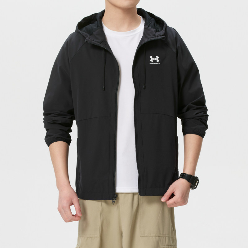 UA安德玛男装春季新款运动服外套训练上衣梭织夹克开衫6003001 2
