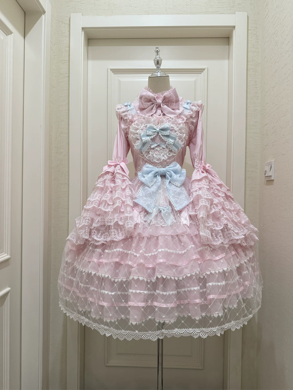 Подлинно дизайнерское милое весеннее платье, стиль Lolita, Lolita Jsk