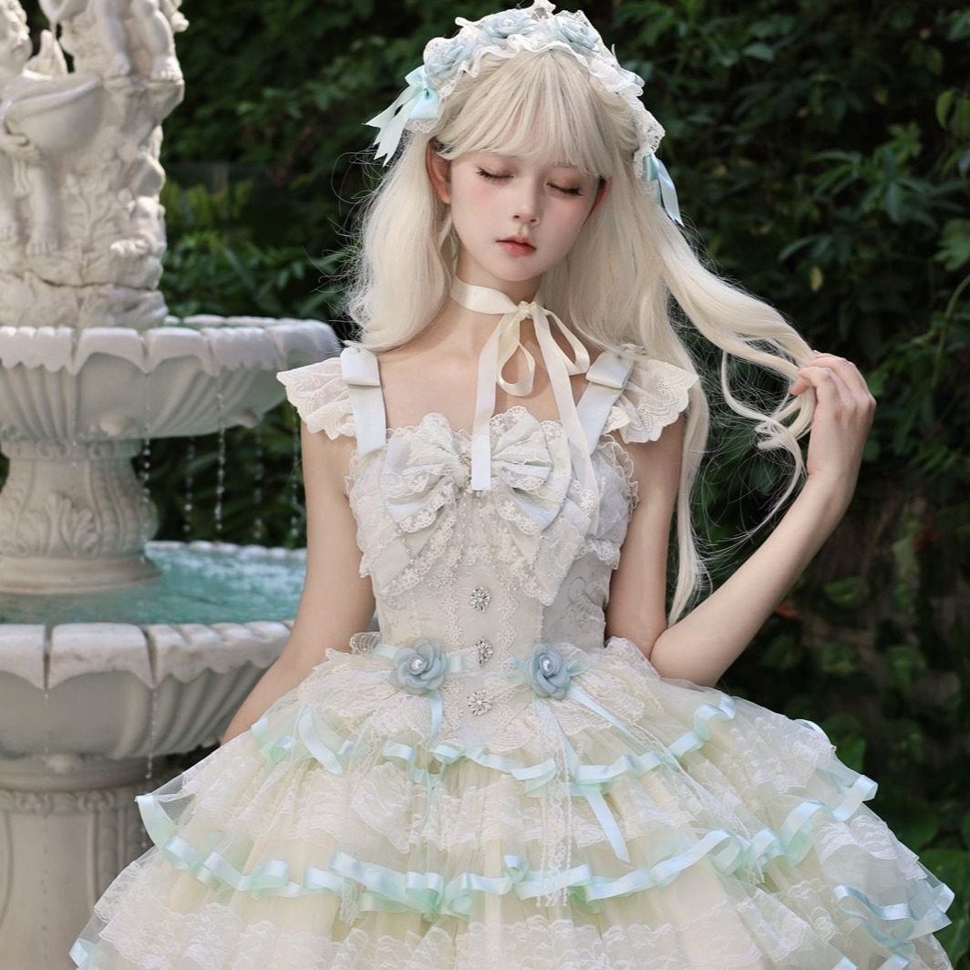 👗【蔷薇羽旋】原创Lolita洋装芭蕾风连衣裙,韩式甜美来袭💕-lolita洛丽塔连衣裙-淘宝好物网