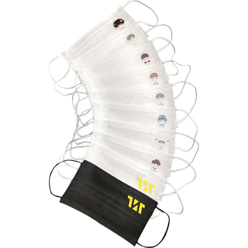 Times Youth League mask tnt mask Times Youth League support mask Song Yaxuan the same mask cartoon