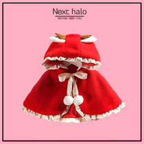 British NEXT baby cloak autumn and winter Christmas princess plush coat baby girls cloak going out foreign style shawl