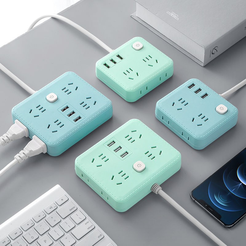 Export quality office socket multi-function plug-in board with usb household plug-in panel student dormitory socket