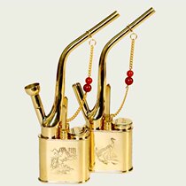 Water tobacco fighting old upscale filter Water tobacco fighting men Yunnan water smoke retro thickening portable dry smoke full set