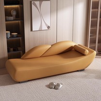 Italian minimalist new internet celebrity chaise longue sofa bedroom toffee chair chaise longue couch living room balcony beauty lounge chair