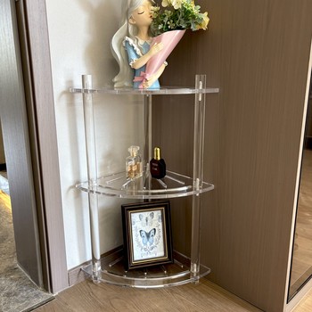 Acrylic corner shelf bathroom