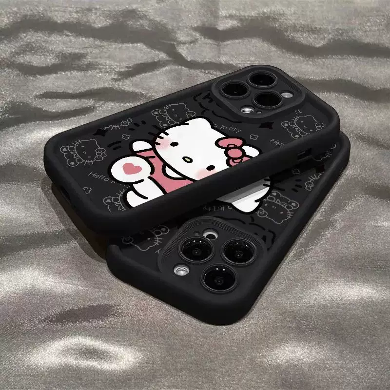 Сан Райо Инс чехол для iPhone 15 14 13 11 12 с HelloKitty
