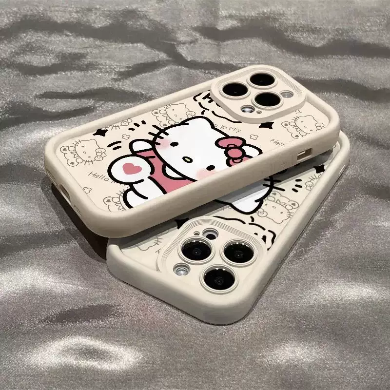 Сан Райо Инс чехол для iPhone 15 14 13 11 12 с HelloKitty