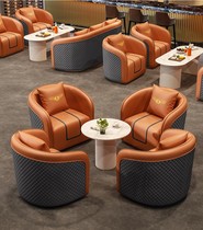 Light luxury hotel lobby sample house display center exhibition hall reception sofa chair VIP room coffee shop leisure negotiation