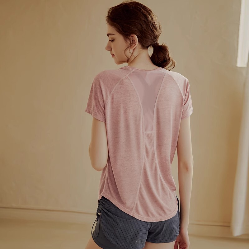 Lulu Vuru Quick-Drying Sports T-Shirt for Women, Loose and Breathable Fitness Cover-Up, Running Yoga Top, Pilates Short-Sleeved Shirt Lulu Vuru Quick-Drying Sports T-Shirt for Women, Loose and Breathable Fitness Cover-Up, Running Yoga Top, Pilates Short-Sleeved Shirt