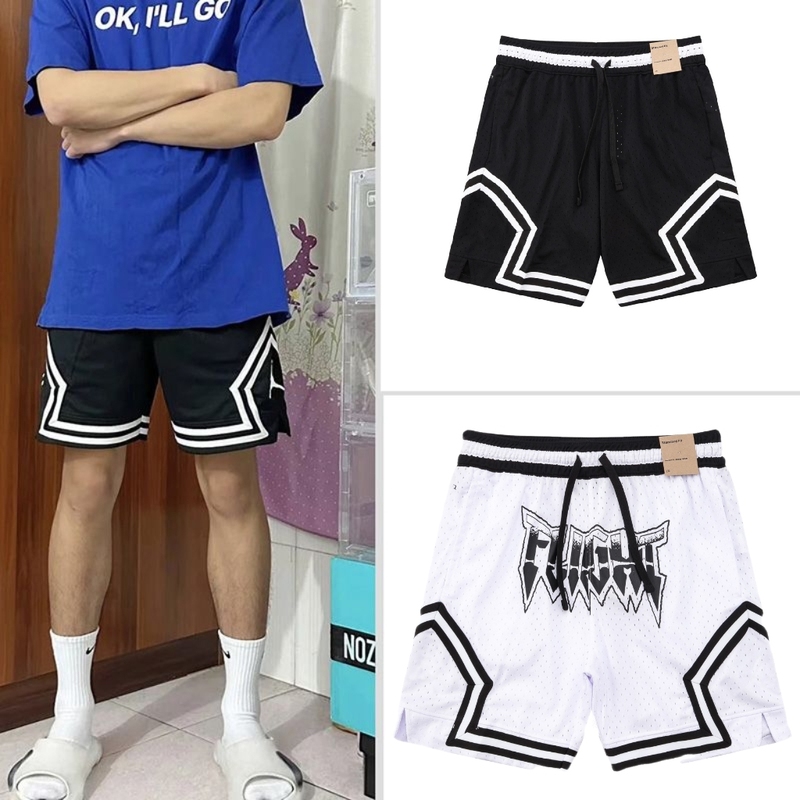 American-Style Basketball Shorts Aj Flyer Shorts for Men and Women, Summer Sports Running Quick-Dry Fitness Training Knee-Length Shorts