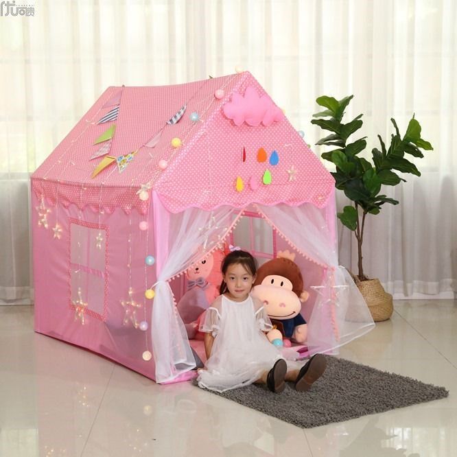 Christmas birthday gift baby indoor and outdoor game house boys and girls small house oversized princess bed split artifact