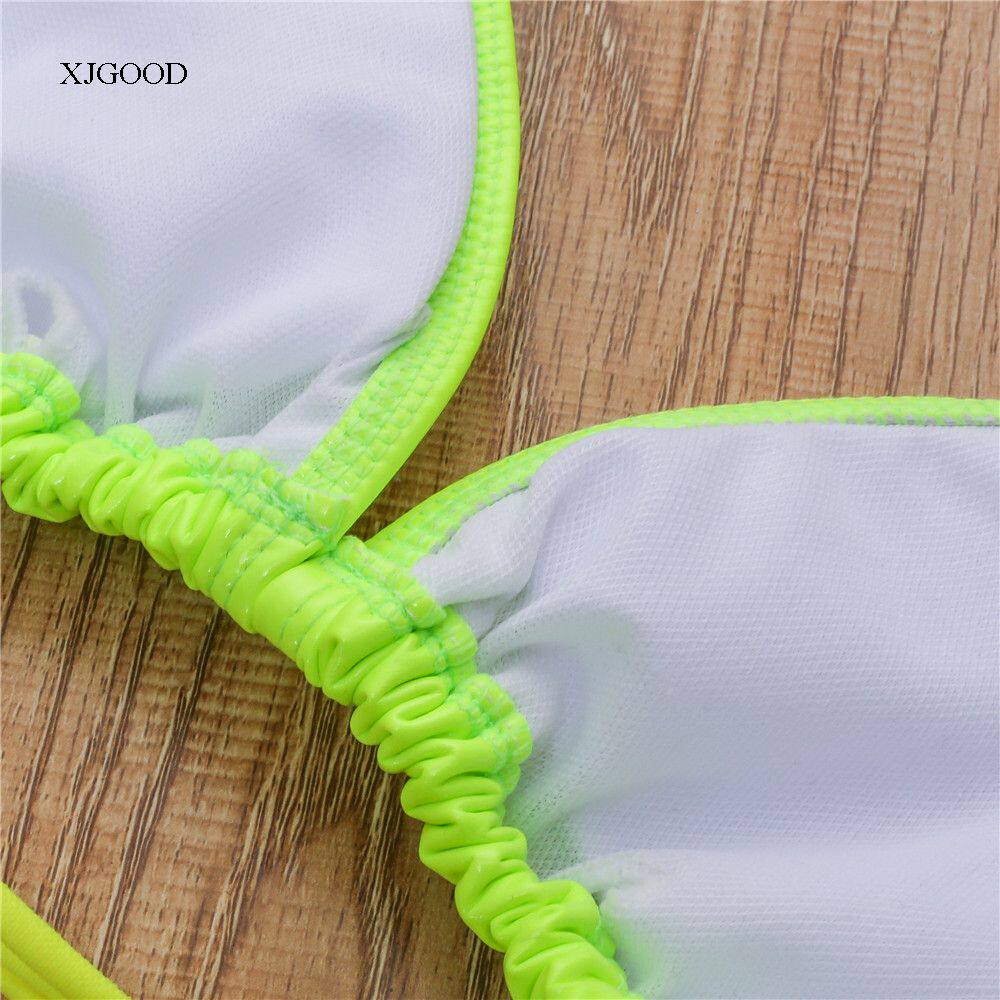 Кожзаменитель сексуальный бандаж стринги бикини Shiny Leather Split Sexy Sling Bikini для девушки 