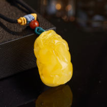 S925 silver beeswax Pixiu pendant 40*24*22mm_HL_1681