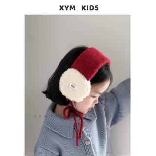 Multi-color ins korean children's furry earmuffs egg winter male and female baby ear warm anti-freeze ear bag trendy