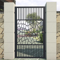 Villa wrought iron courtyard gate gate shutter country garden European-style outdoor fence gate iron gate off the community custom