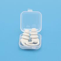 New product for bathing soft silicone adult earplugs for swimming adult non-slip swimming cap swimsuit super soft noise-reducing and waterproof