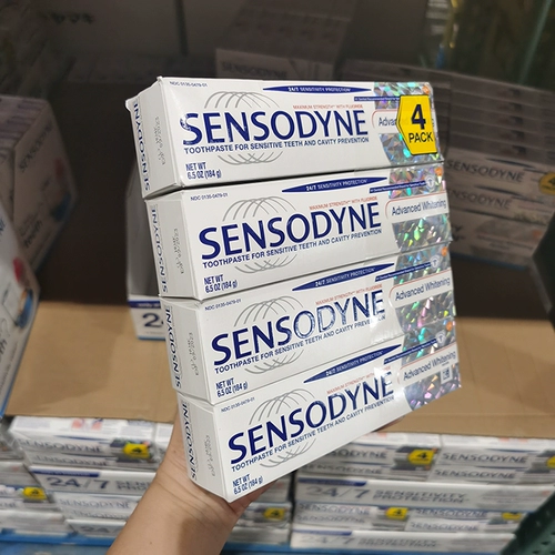 Costco приобретает импортированную US Advanced Releding Community DA Анти -аллергическая зубная паста 184 грамма*4