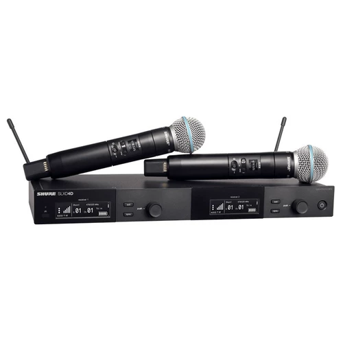 SHURE/SHUR SLXD24D/SM58/86/BETA58/87 Беспроводной ручной работы, держащий двигатель, удерживает движения и перетаскивает две пшеницы