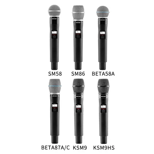 SHURE/SHUR SLXD24D/SM58/86/BETA58/87 Беспроводной ручной работы, держащий двигатель, удерживает движения и перетаскивает две пшеницы