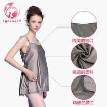 Radiation protection clothing maternity wear camisole pregnant womens 360-degree radiation protection clothing silver fiber inner wear for all seasons
