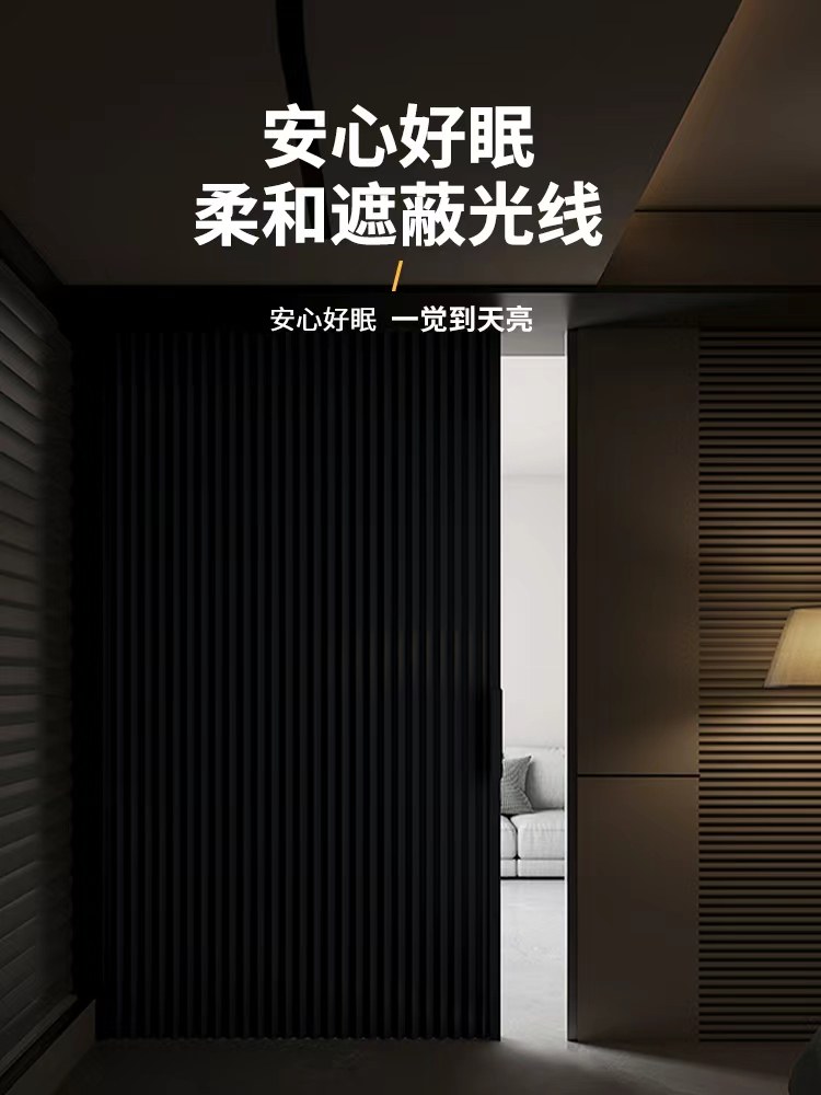 Honeycomb Folding Door, No-Drill Bathroom Invisible Trackless Sliding Partition Door, Suitable for Home Use in Bedrooms and Kitchens, with Gas Access