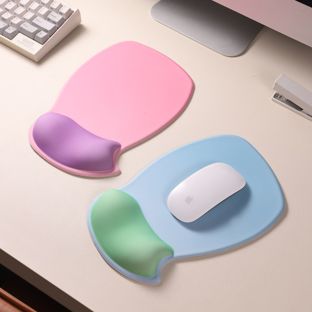 Water Drop Style Contrasting Color Mouse Pad Wrist Rest Computer Desk Arm Rest Arm Support Chair Mouse Rest Wrist Pad