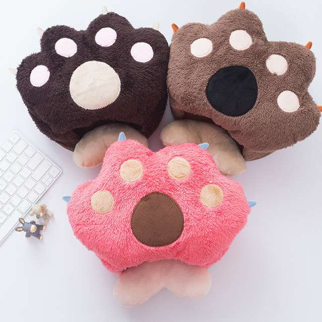 Winter Heated USB Hand Warmer Mouse Pad with Wrist Support, Winter Mouse Cover, Warm Computer Mouse Pad for Men, Extra Large, Fleece-Lined and Thickened