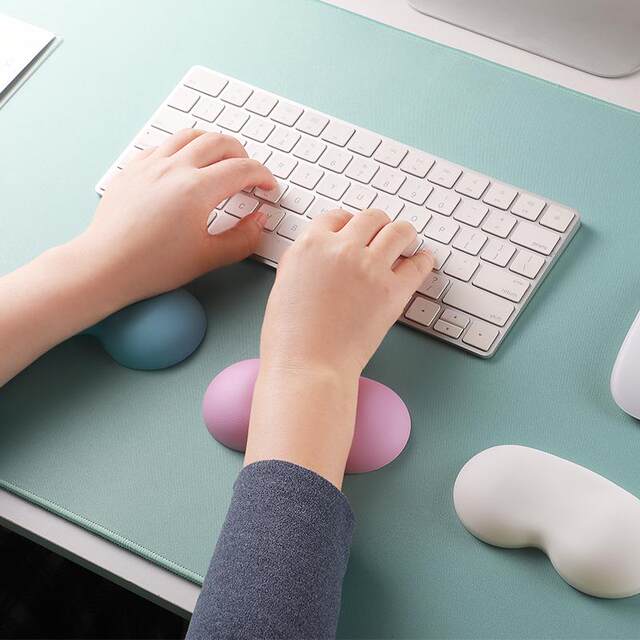 Wrist Pad Mouse Pad Office Gaming Thickened Silicone Wrist Support Pad Keyboard Hand Rest Computer Creative Hand Protection Pad