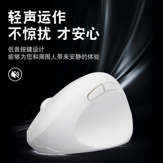 2.4g Wireless Mouse Vertical Ergonomic Office Silent Business Rechargeable Mouse Wired Small Hand Vertical